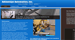 Desktop Screenshot of advantageautomation.com