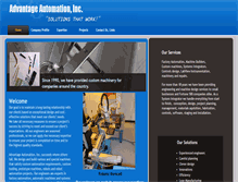 Tablet Screenshot of advantageautomation.com
